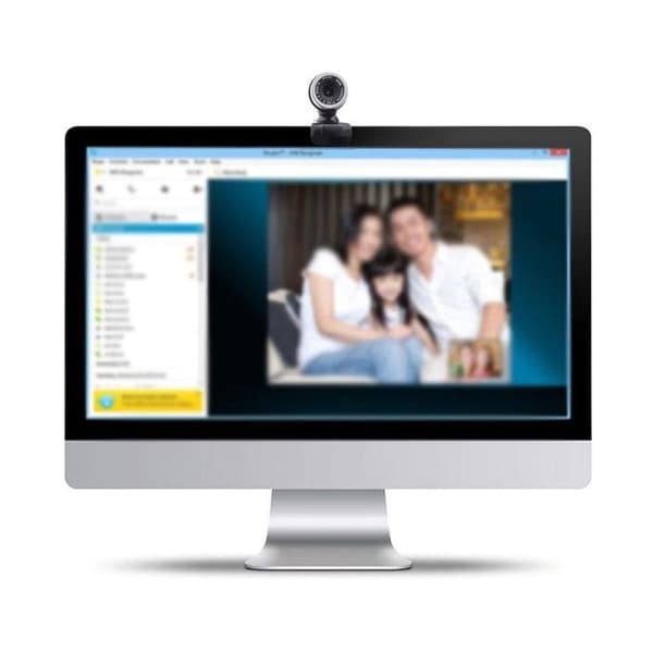 Webbkameran A860 med mikrofon (svart)