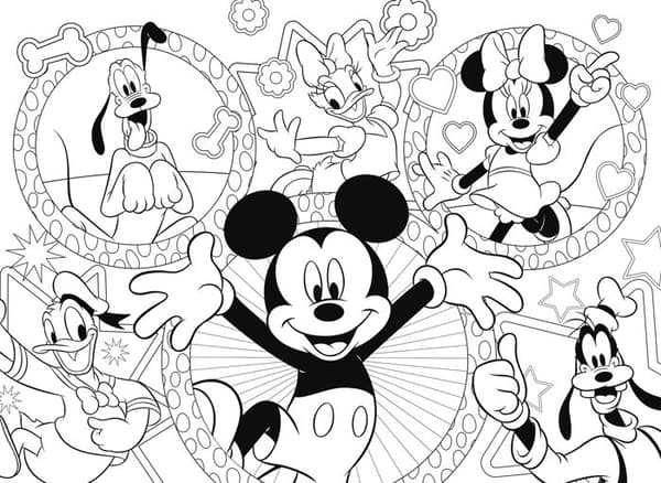 ECO-PUSSEL 24 DELAR MINI DUBBELSIDIG MICKEY