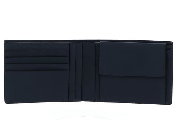 Plånbok - PIQUADRO - PQJ Herrplånbok - Läder - Blå - Modern