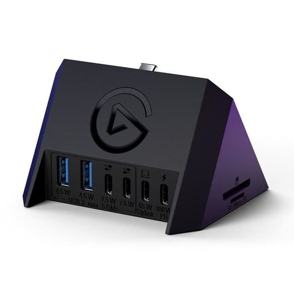 USB-hubb - ELGATO - Stream Deck + - 4 portar - Strömförsörjning - SD/microSD-läsare