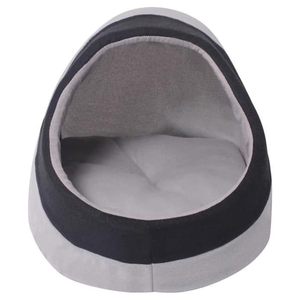 vidaXL Cat Bed Grå och Svart L