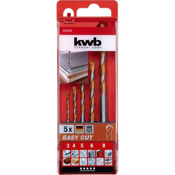 KWB EASY CUT universalborrsats, 5 delar - 048300