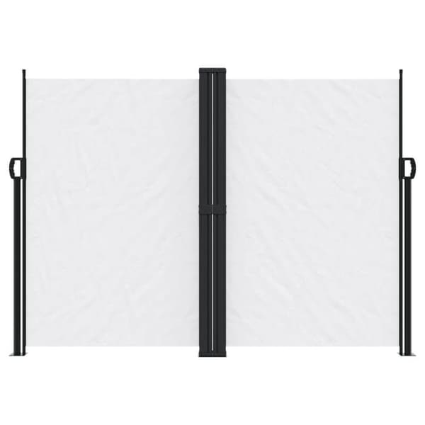 vidaXL Vit rektangulär utfällbar markis 180x600 cm 4004646