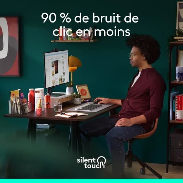 Mus - Trådlös - Logitech - Signature M650 - Grafit - Högerhänt