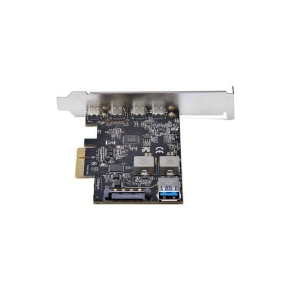 PCIe USB-kort - STARTECH.COM - 5 portar - 4x USB-C 10Gbps - 1x USB-A intern - svart