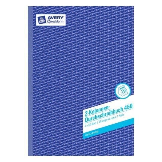 Avery 450, blå, vit, papper, 210 mm, 297 mm
