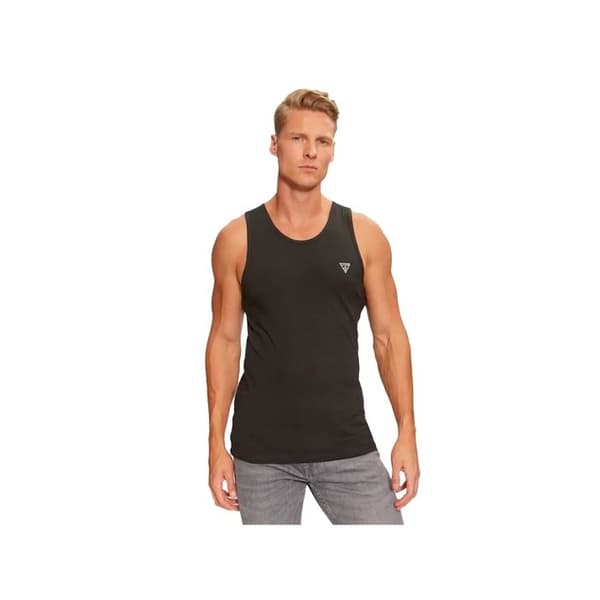 Guess Herrtanktop Pack x2 mini triangel Svart Bomull