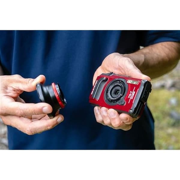 OLYMPUS kompakt vattentät TG7 Röd