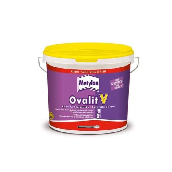 Glasduksförstärkt lim - Ovalit V - 5 Kg