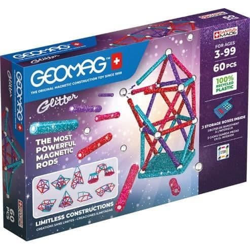 GEOMAG - Miljövänlig 60 st Glitter