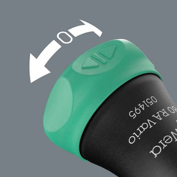 Wera 80 RA Vario för verkstaden, ratchetskruvmejsel 1/4 (6.3 mm)