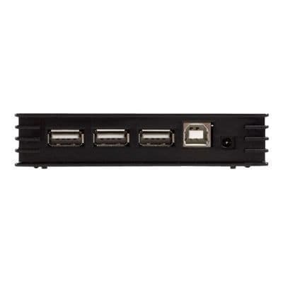 StarTech.com 7 Port Compact Black USB 2.0 Hub - C…