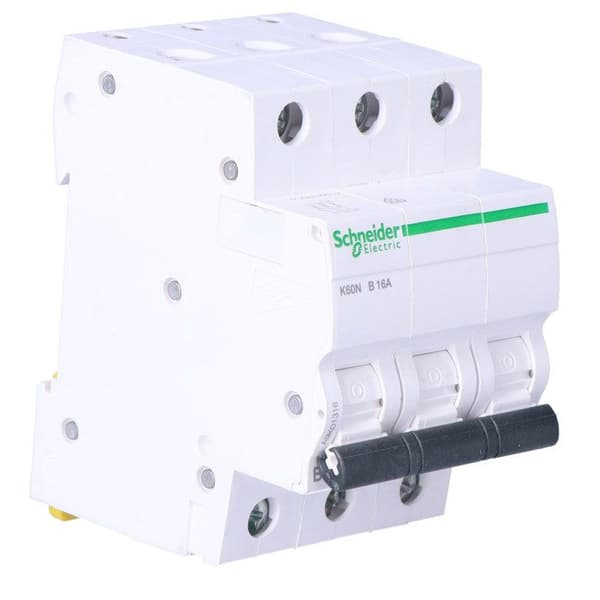 Överströmsskydd - SCHNEIDER ELECTRIC - K60N-B16-3 - 16 A - Tripolär - 6 kA