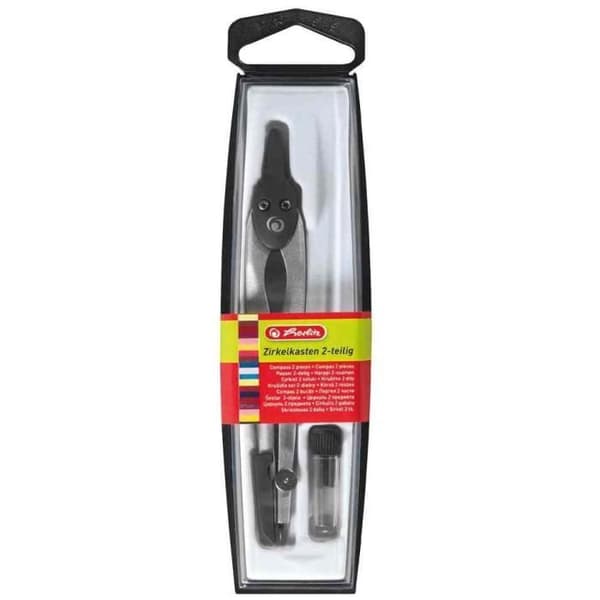 Kompasslåda - HERLITZ - 4 st - Diverse färger - Längd 110 cm - Max 138 mm