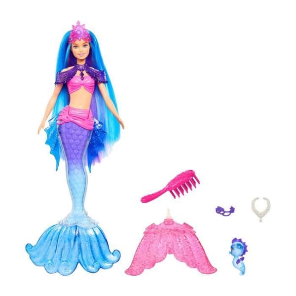 Barbie - Malibu sjöjungfru - Docka - 3 år och +