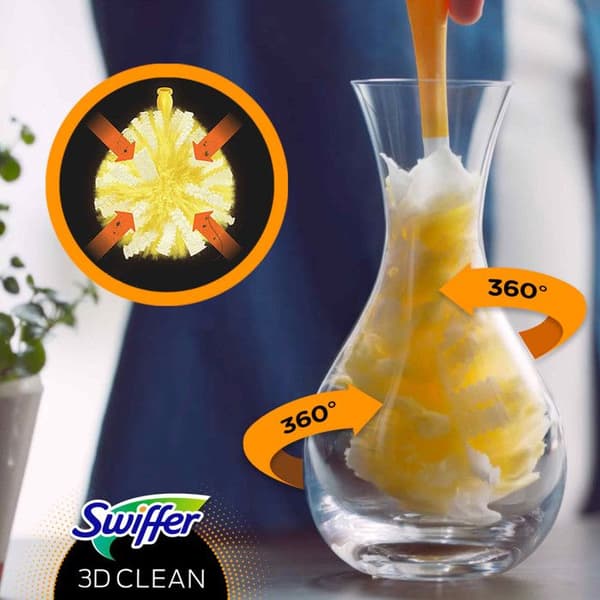 Swiffer Duster 3D Clean Starter Kit: 1 XXL-handtag och 1 refill
