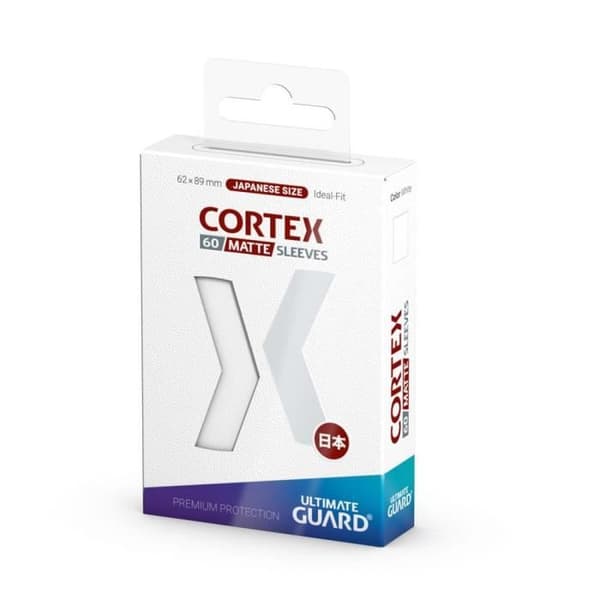 Spelaccessoar - ULTIMATE GUARD - 60 Cortex-fickor - Matt Vit - Japanskt Format - 60 enheter