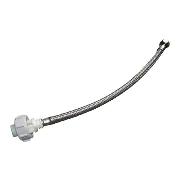 Flexibel flätad flyttbar Geberit 300 mm, 3/8 för synlig tank