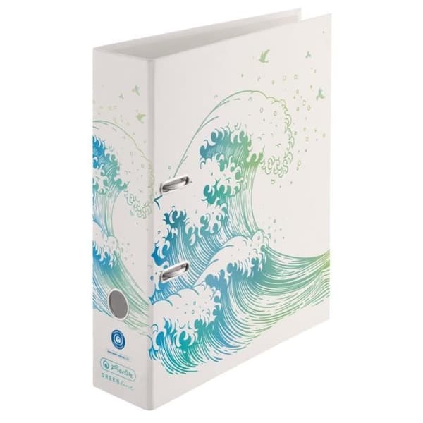 Ringpärmar - HERLITZ - 50033393 - A4 - D-ring - Kapacitet 8 cm