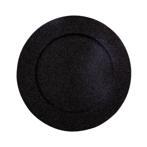 Presentationsfat "Paillettes" 33cm Svart