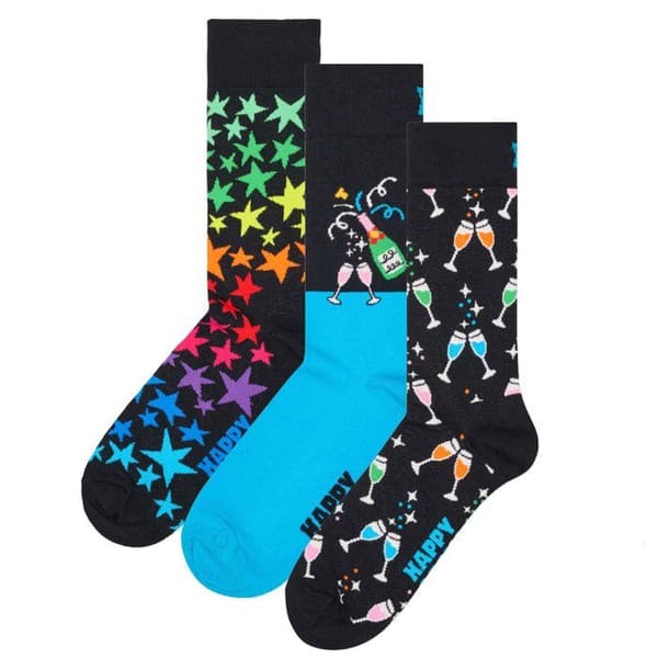 Happy Socks Strumpor Unisex - grafisk, 3-pack, 3-pack presentset