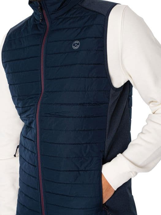 Gilet Jack & Jones Multi Bodywarmer Krage Noos - marinblå