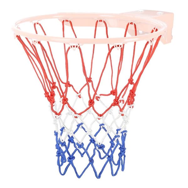 Basketbollnät - NILS - SDK03 - Hållbar polyester - 12 krokar - Diameter 45 cm - Längd 53 cm