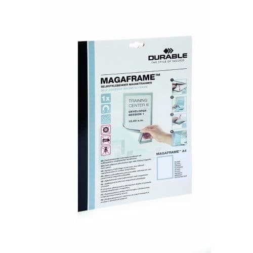 Slitstark 489923 Magnetisk ram A4 Silver 322 x 236 mm (tysk import)
