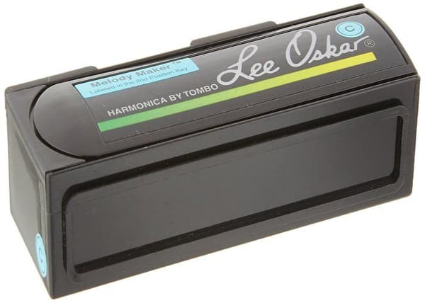 Harmonica - Lee Oskar - Melody Maker - D-dur - 10 diatoniska hål - Lock i rostfritt stål