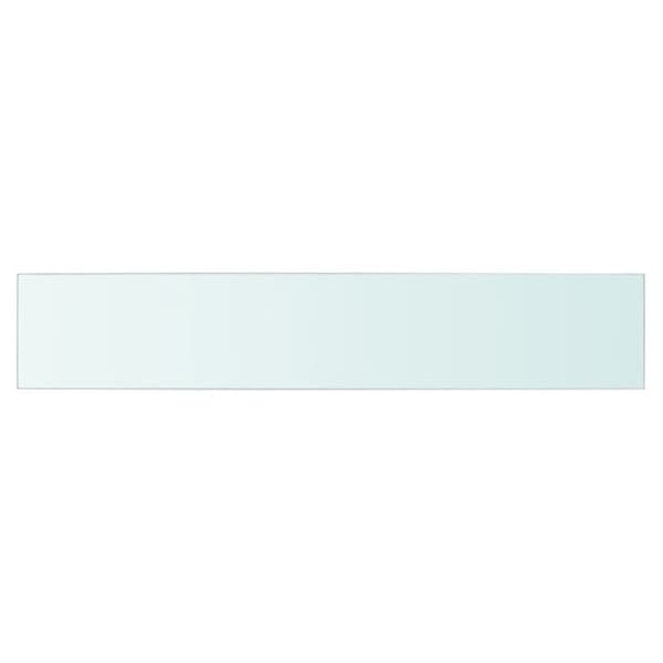 vidaXL Hyllpanel Klarglas 80 x 15 cm