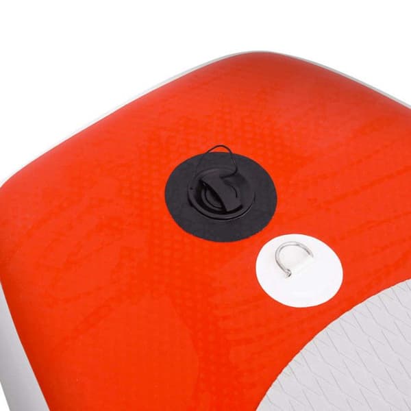 vidaXL Uppblåsbart SUP Board Set Röd 360x81x10 cm
