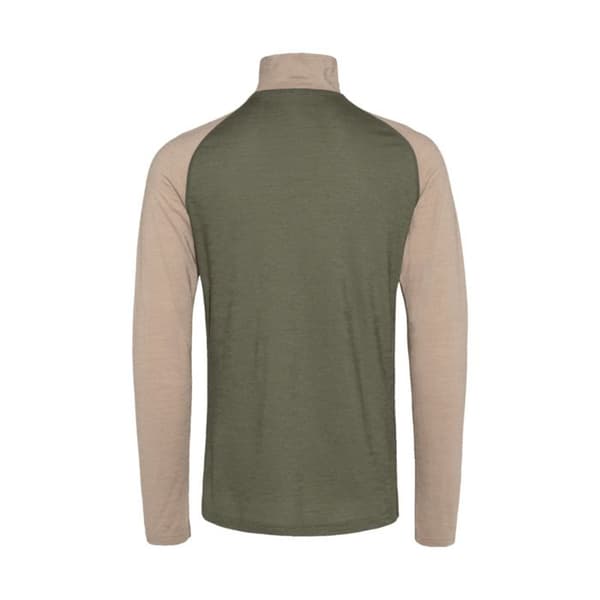 Pull 1/2 zip i merinoull Bula Retro