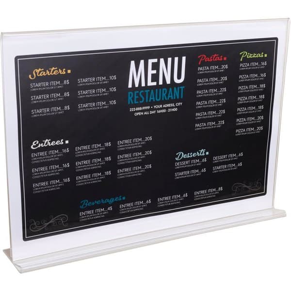 Exacompta 84159D - Presentationsfickor A4 - Transparent Crystal - Förpackning med 10