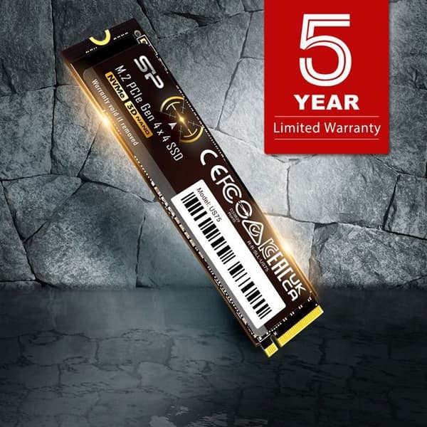 Intern SSD - Silicon Power - US75 - 2To - NVMe PCIe Gen4x4 - M.2 2280