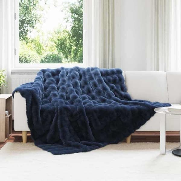 vidaXL Antiskid täcke i konstpäls Olite 4 st 42021831