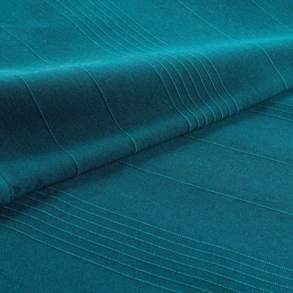 Rullbara pläd 220x240 cm – Polybomull Lucile Blå med knäppning