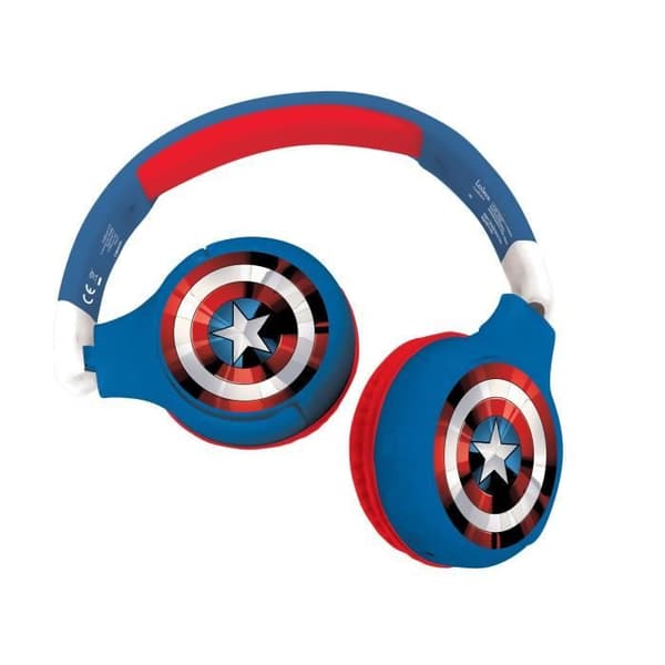 AVENGERS 2 i 1 Bluetooth® hörlurar för barn - LEXIBOOK