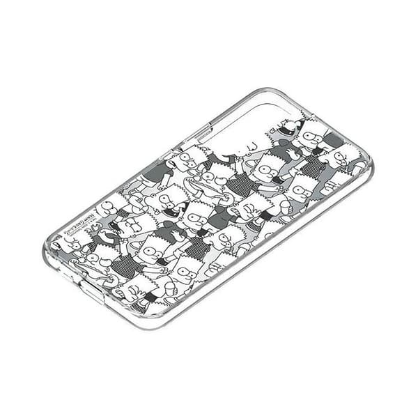 Coque Samsung Galaxy S22, Ram och Coque, Simpsonsmönster, Vit