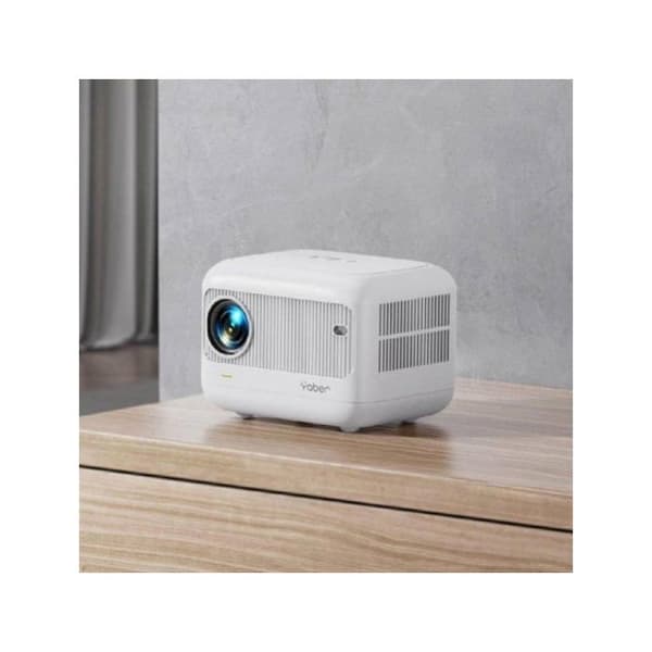 Yaber L1 Bärbar LED-projektor HD 720p Vit
