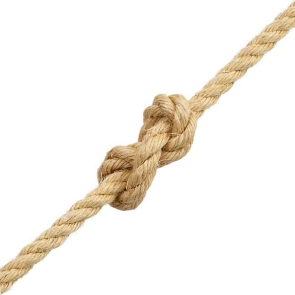 vidaXL 100% Sisal Rep 12mm 50m
