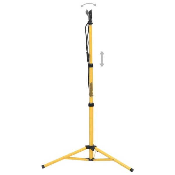 vidaXL LED-projektor med stativ 2x10 W Varm vit