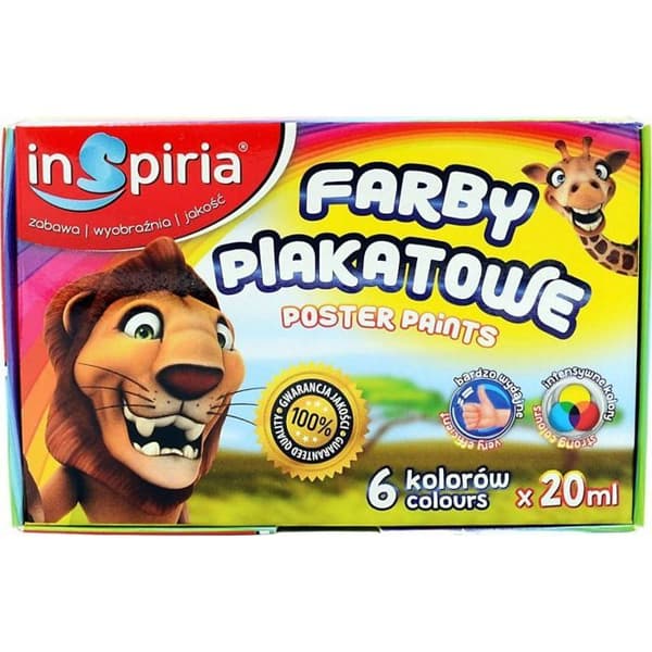 Gouachefärg Schemat IC Affischfärger 6 färger 20 ml