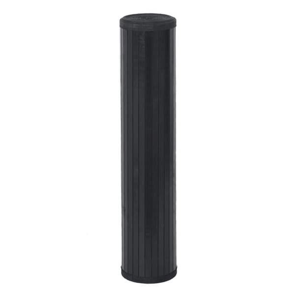 vidaXL Svart rektangulär matta 100x300 cm bambu 376948