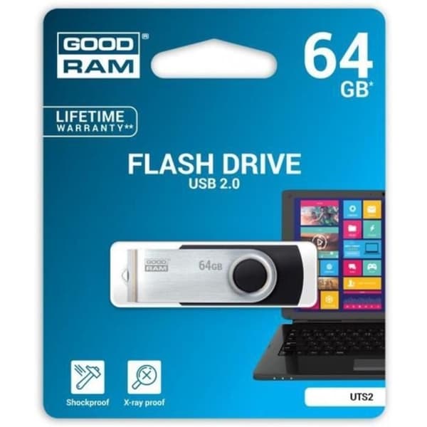 USB-nyckel - BRA RAM - UTS2 - 64 GB - USB 2.0