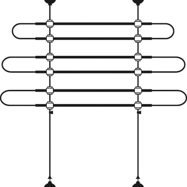 KERBL Skyddsgaller 75-110 cm bildjur Svart