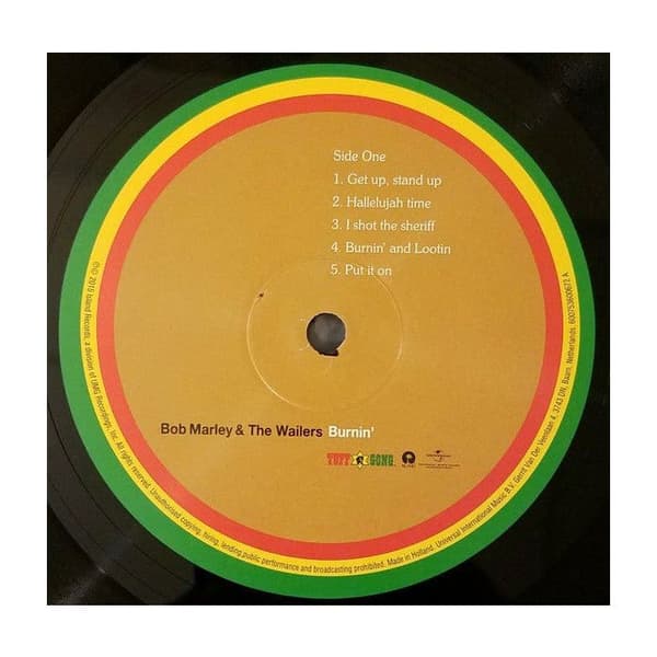 Burnin' av Bob Marley (Vinyl)