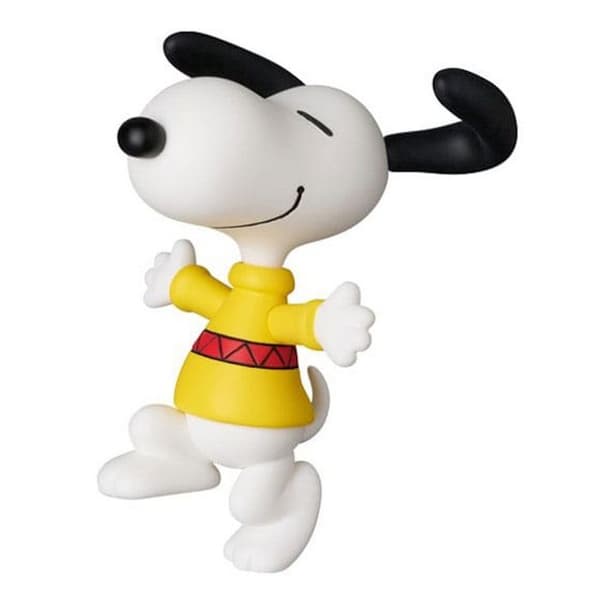 Samlarfigur - Snoopy - Gul tröja - 8 cm - Originaldesign