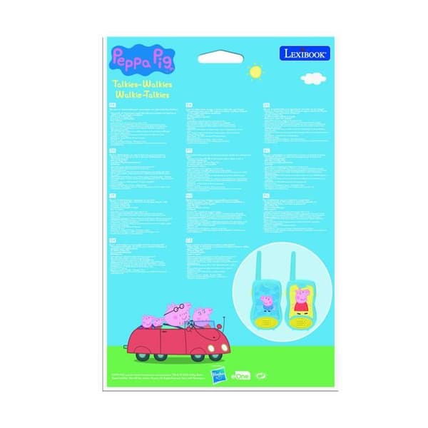Peppa Pig walkie-talkies räckvidd 200m