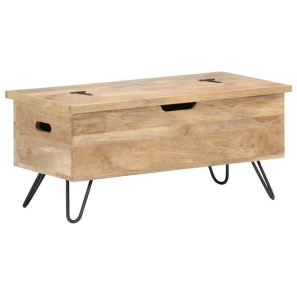vidaXL Bröst 90x40x45 cm Massivt mangoträ