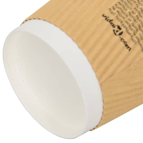 Papperskaffekoppar 500 st 12oz 300ml brun